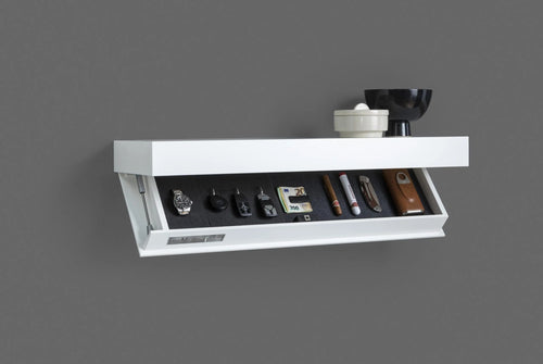 SecretShelf - Floating Wall-Mounted Shelf with Hidden Storage Safe Compartment
